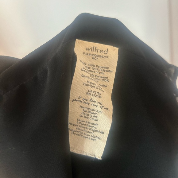 Wilfred black size small sleeveless dress size small - Picture 4 of 5